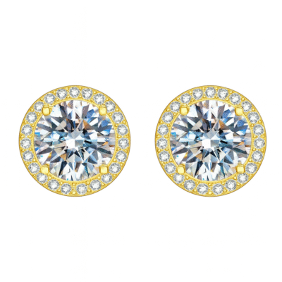 Soleil Halo Studs